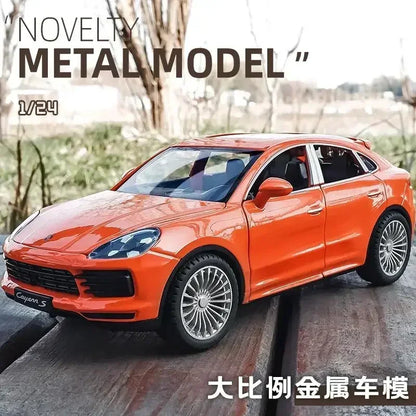 1:24 Cayenne S Coupe SUV Alloy Scale Model Car Diecast Metal car Simulated collectibles Children's Birthday Toy Gift