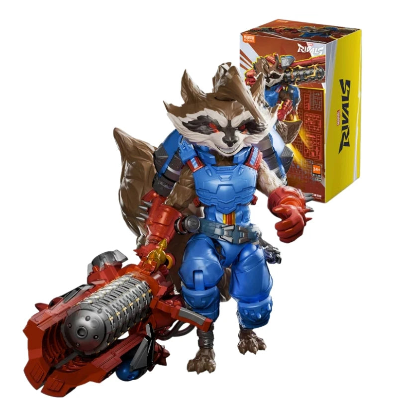 BLOKEES Marvel Building Blocks Champion Class Toy Spider-Man Rocket Raccoon Marc Spector Venom Assembly Model Ornament Gift