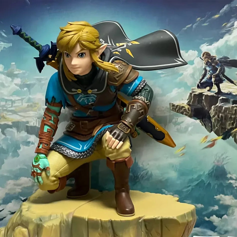 Hot the legend of zelda anime figure link treasure box monster anime figure toys action statuette model collection doll toy gif