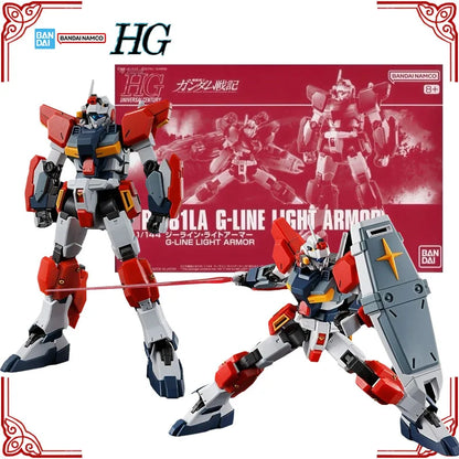 In Stock Genuine Bandai Gundam Model Kit HG 1/144 RX-81LA G-Line Light Armor Anime Action Figure Collection Assembly Model Toys
