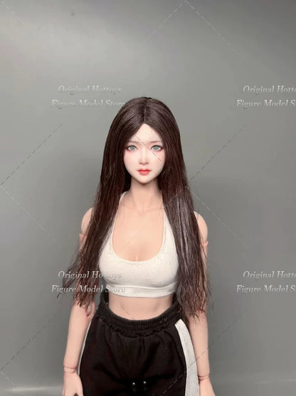 19 Style 1/6 Scale Female Soldier Scene Accessories Tang Li Head Cover Wigs Series For 12-inches Action Figure Doll Bald Head