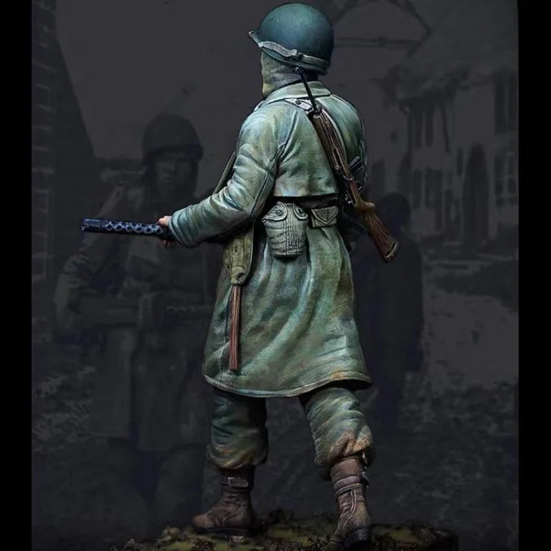 1/16 scale doll resin model kit - military theme - unassembled and uncolored, 627R
