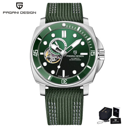 PAGANI DESIGN 2025 New Men Automatic Mechanical Watch NH39 Sapphire Glass Fashion Stainless Steel 200M Waterproof Reloj Hombre