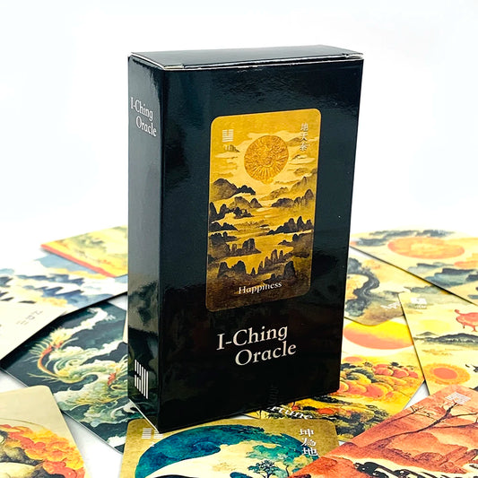 New Oracle Cards I-Ching Cards Game A 64 Cards Of Chinese Landscape Beauty, Showcasing China, Understanding China Cards