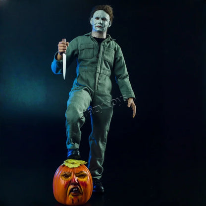1/6 BBK Halloween Michael Myers Pumpkin Head Version Action Figure Movable Joint Toy Character Collectibles