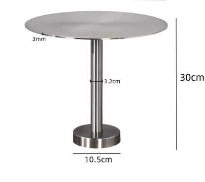 Modern Minimalist Stainless Steel Hang on Bar Table Compact Counter Space Saving Corner Desk for Cafe Shop Rustproof
