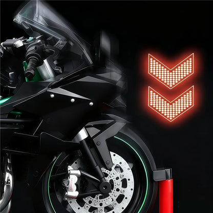 Key Control 1:9 H2 H2R Alloy Sports Motorcycle Model Diecasts Track Racing Motorcycle Model Sound Light With Spray Kids Toy Gift