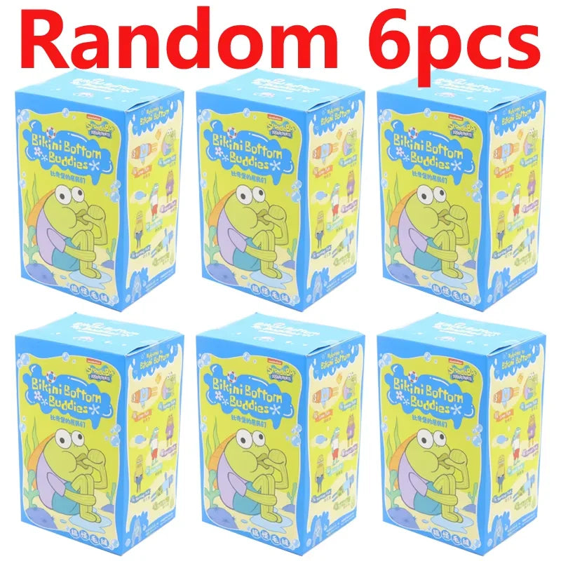 Hot New BOB&TIM Minions Better Together Series Anime Cute Cartoon Gifts Box Keychains Figure Model Trendy Toys Gifts