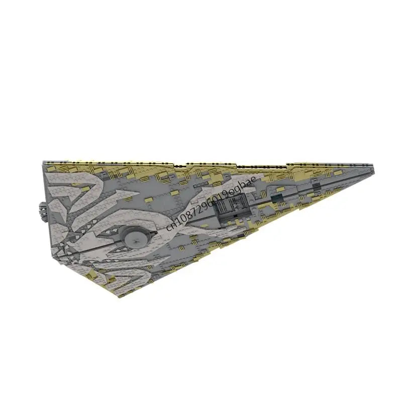 New 3130Pcs Famous Star Battle Movie Moc Destroyer Golden Spaceship Diy Creative Ideas Child Toys Birthday Gifts Custom Puzzles