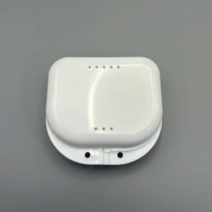 50pcs Denture Storage Box Dental Orthodontic Braces Retainer False Teeth Protective Case Prosthesis Teeth Container Boxes