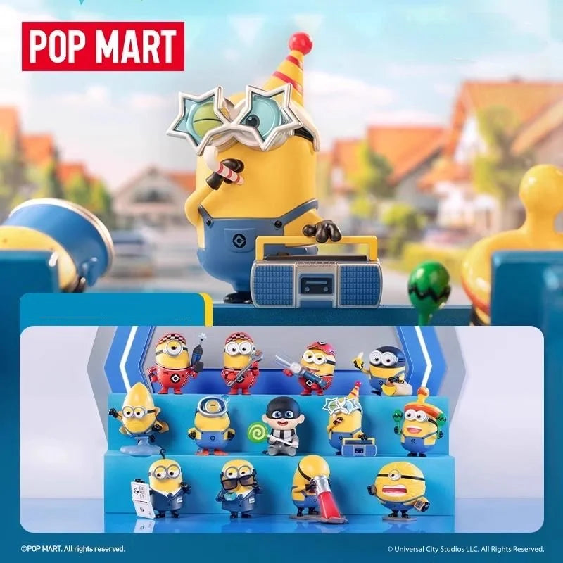 POP MART Universal Despicable Me 4 Series Blind Box Toys Kawaii Anime Action Figure Surprise Mystery Box Dolls Girls Gift