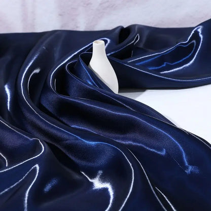 Liquid Water Light Reflective Fabric Per Meter for Clothes Wedding Dresses DIY Sewing Fashion Plain Silky Smooth Cloth Pink Blue