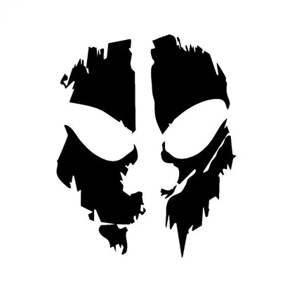 Call of Duty Ghost Head Skull Silhouette Car Sticker Waterproof Sunscreen Die Cut Window Trunk & Motorcycle Decal for Car Stylin