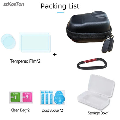 Mini Storage Case for Insta360 Go Ultra Travel Carry Bag Body Protective Cover Portable Organizer Case for GO-Ultra Camera ﻿