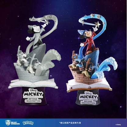 Genuine Beast Kingdom D-Stage Disney Mickey Mouse Series - Steamboat Willie / The Band Concert Diorama Figure Set in Stock