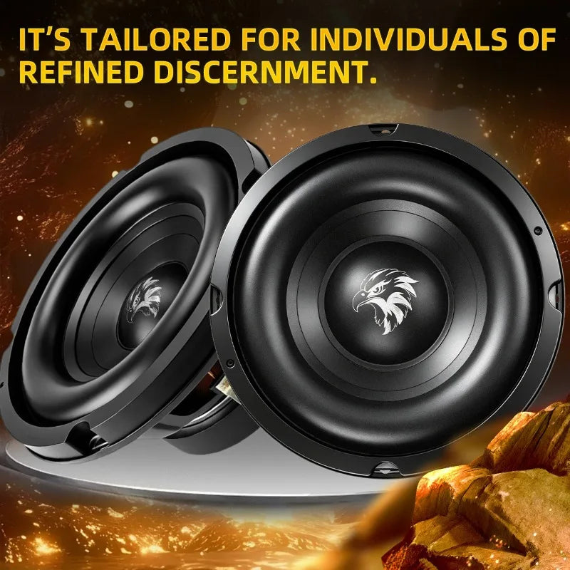 1pcs 6.5 Inch Car Subwoofer 1000W Stereo Mid Bass Car Speakers For High Fidelity Modification Multimedia Home Theater Car Audio