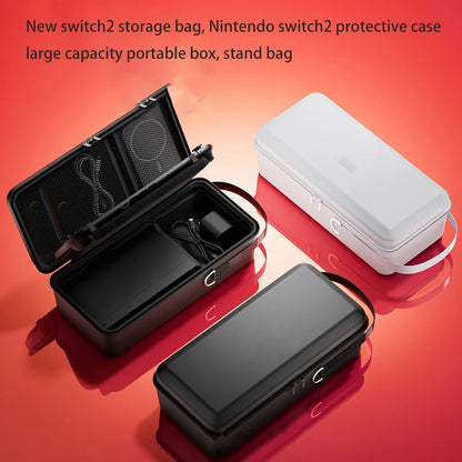 2025New For Switch 2 Storage Bag with OLED Protective Cover, Large Capacity Portable Hard Shell Bracket Bag