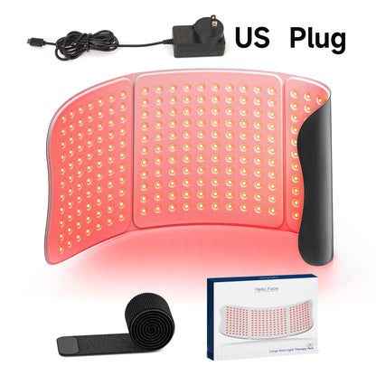 510K/CE Red Light Therapy Pad 660nm 850nm for Body Pain Relief, Large 30x12inch Mat with Timer - Hello Face L7 Tri-Chip