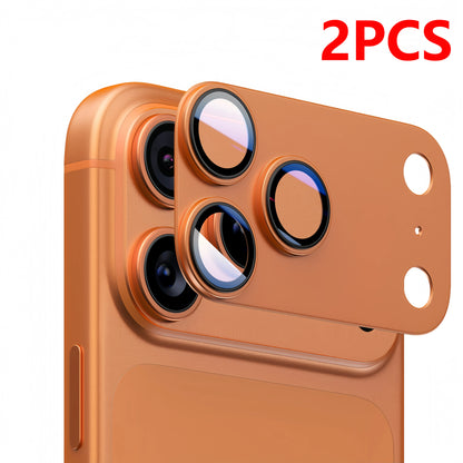 2PCS Aomor Lens Protector For iPhone 18 17 Pro Max Strong Adsorption Metal 9H Tempered Glass Camera Screen Full Protective Cover