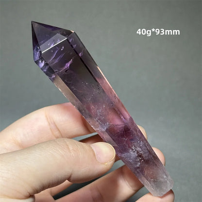 Amethyst Scepter Natural Mineral Quartz Gem Aura Spiritual Meditation Treatment Energy Home Garden Feng Shui Decoration