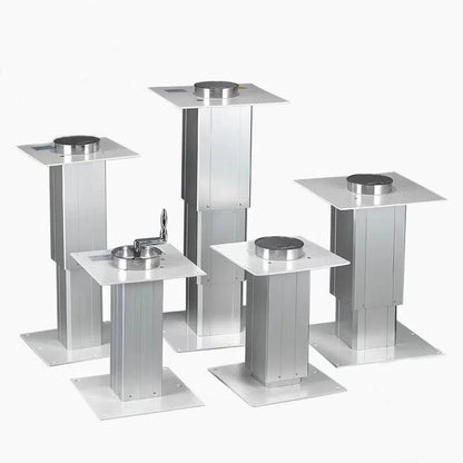 Hoodland IPT1100 Series Stroke Length 50mm Electric Height Adjustable Lifting Column Set DC 24V MAX 2250N For Coffee Table