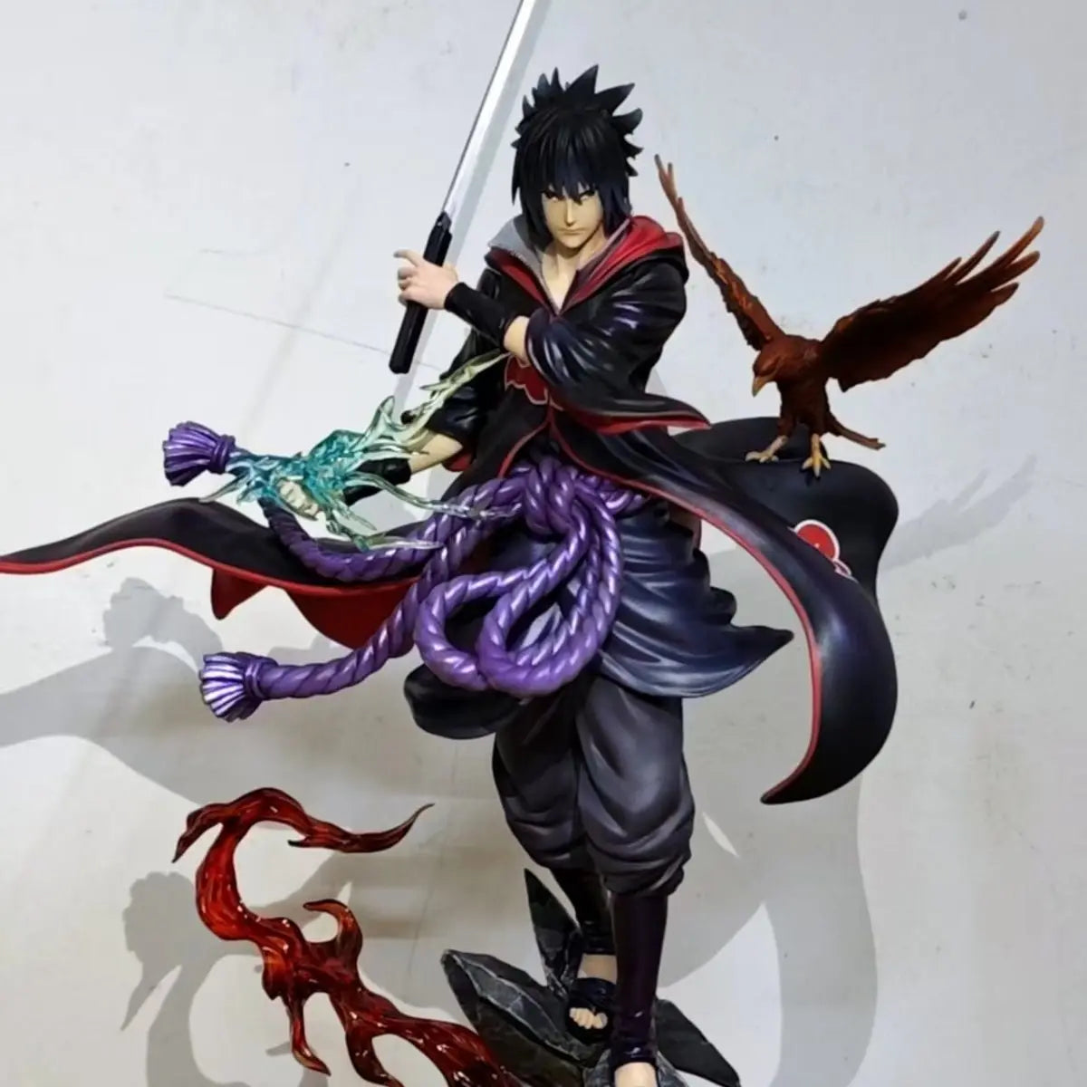 24cm Naruto Uchiha Sasuke Anime Figure Uzumaki Naruto Action Figurine Model Pvc Statue Desk Ornament Collection Toy Xmas Gift