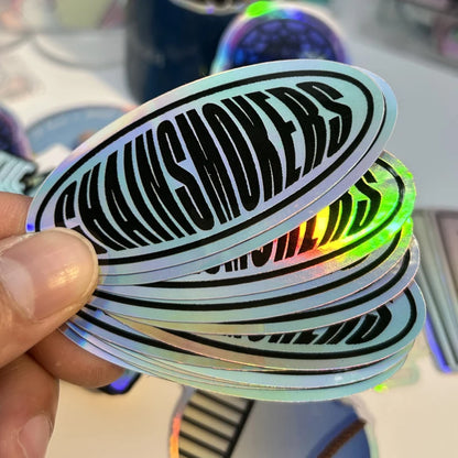 Custom holographic stickers, DIY Skateboard Laptop Luggage Bike Motorcycle Phone Car Sticker Decals Waterproof stickers