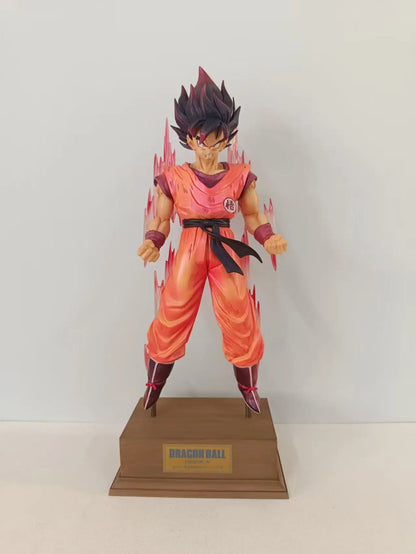【New Product 】30cm Dragon Ball Goku Anime Figures Son Goku Figure Kaiouken Figurine PVC Statue Deskt Decor Collection Model Toys