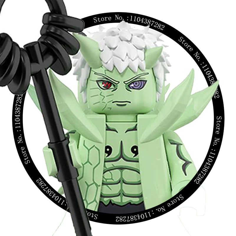 WM6152 Naruto Building Blocks Ootutuki Momoshiki Mitsuki Gaara Namikaze Minato Tobirama Action Figure Accessories For Kids