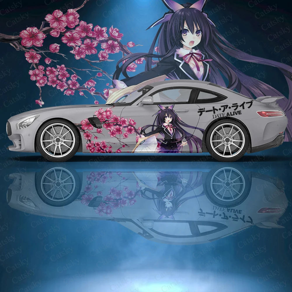 Date A Live anime car decals Auto paint Packaging decals GM decals fit most auto decals auto custom anime decals