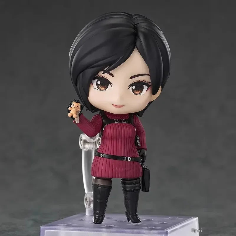 Resident Evil Nendoroid Figure Set Ada Wong Leon S. Kennedy #2761 #2337 Swappable Faces Movable Joints Anime Toys Gifts For Fans