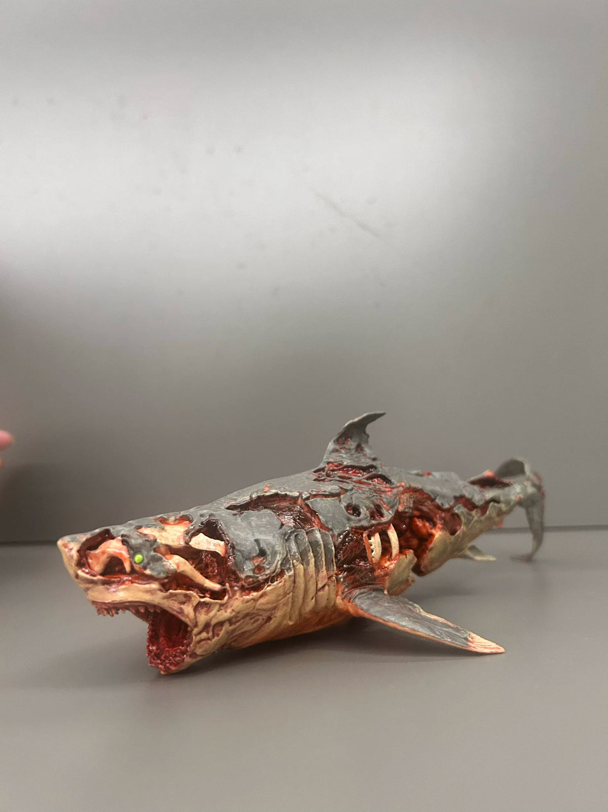 Bulk Cargo Zombie Shark Action Figure Authentic Biochemical Mutant Highly Detailed Collectible Desk Ornament For Horror Toy Fans