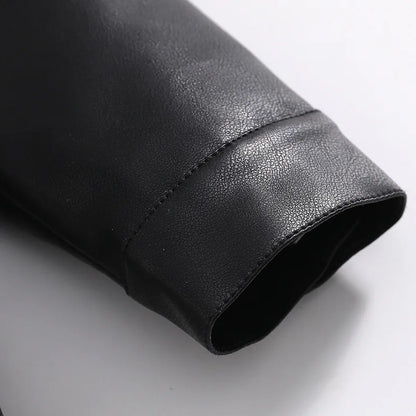 Spring Autumn Boys PU Jacket Waterproof Zipper Fashion Children's Leather Coat Birthday Gifts 2 3 4 5 6 7 8 Years Kids Clothes