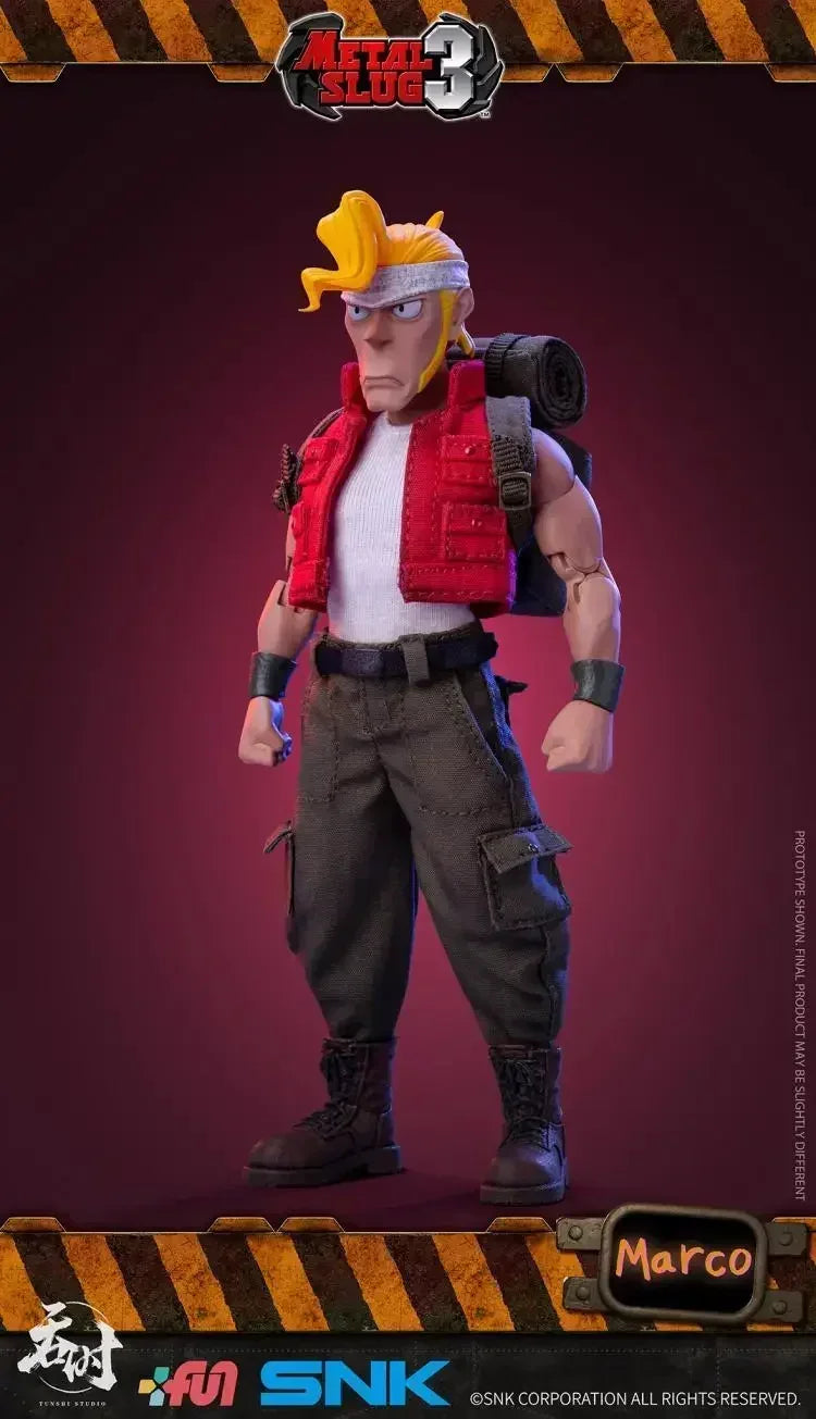 TUNSHI Studio Original SNK Model Official Metal Slug 3 Marco Tarma Clark Still RALF JONES Rebel Soldier 1/12 Action Figure Toy