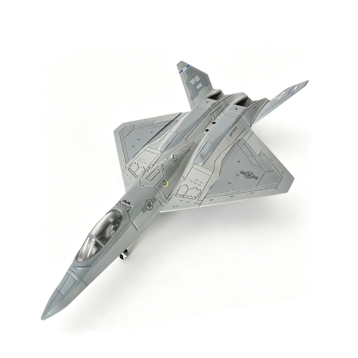 1/72 Scale YF-23 Stealth Fighter Jet Model ABS Plastic Simulation Military Aircraft Static Display Collection Toy Gift