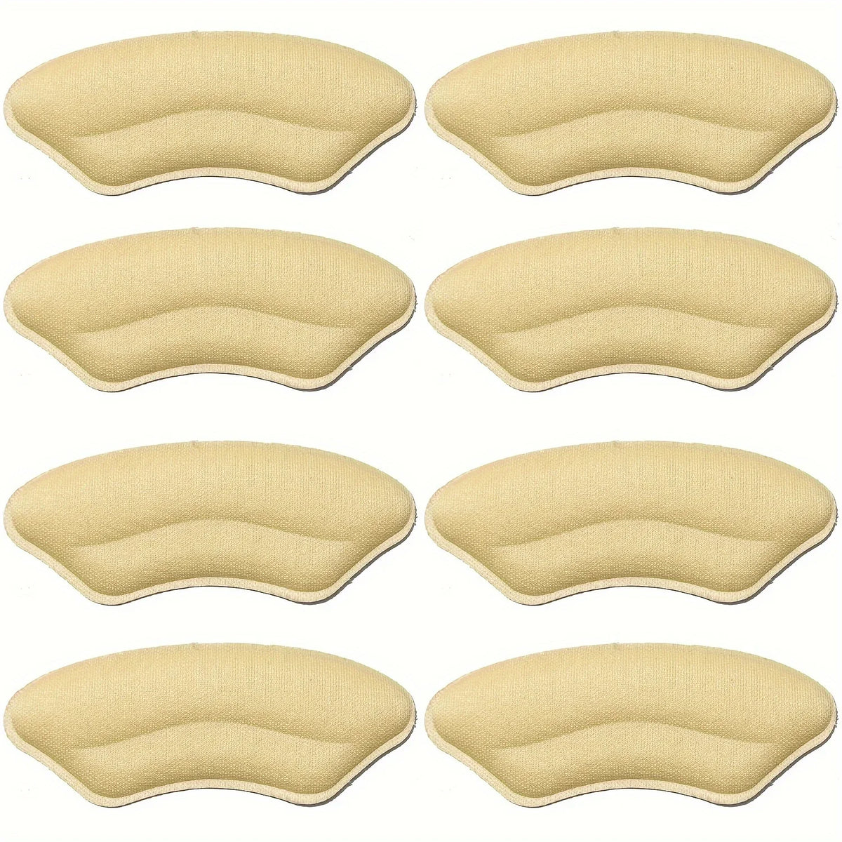 8-Pack Heel Pads for Too Big Shoes Self-Adhesive Heel Protectors Heel Inserts Improve Shoe Fit And Comfort Prevent Heel Slippage