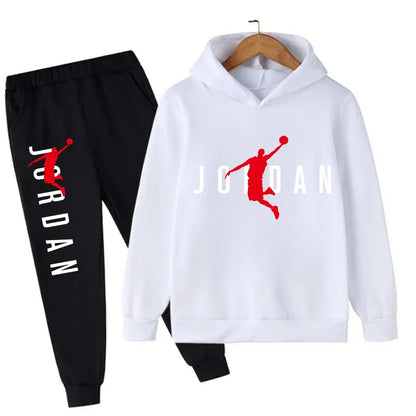 Autumn Warm Slam Dunk Master Pattern Printed Children Set Hoodie+Pant Suit 2pcs Set Kids Boy Girl Fashion Clothing Tracksuits