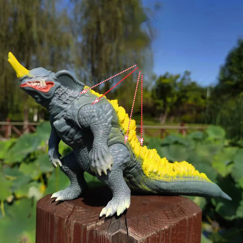 2022 New Anime Ultraman Monster Godzilla large Giga Khimaira Soft Glue DX King Galactron Action Figure Toy  Gifts