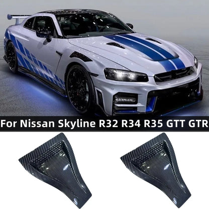 For Nissan Skyline R32 R33 R34 R35 GTR GTT Universal Bonnet Air Vents Engine Hood Car Exterior Parts Car Front Vent