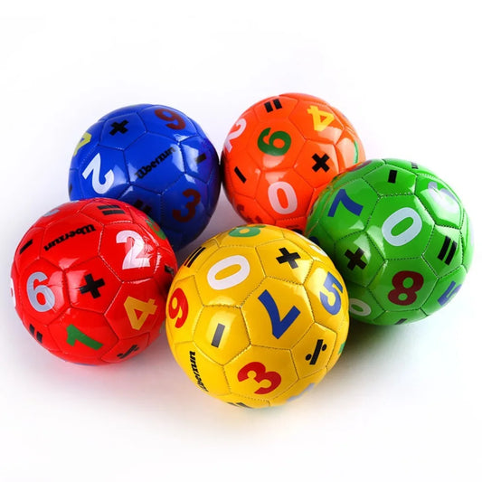 Lightweight 15cm Mini Football Preschool Kids Soccer Number Letter Boy Gift Training Ball Kindergarten