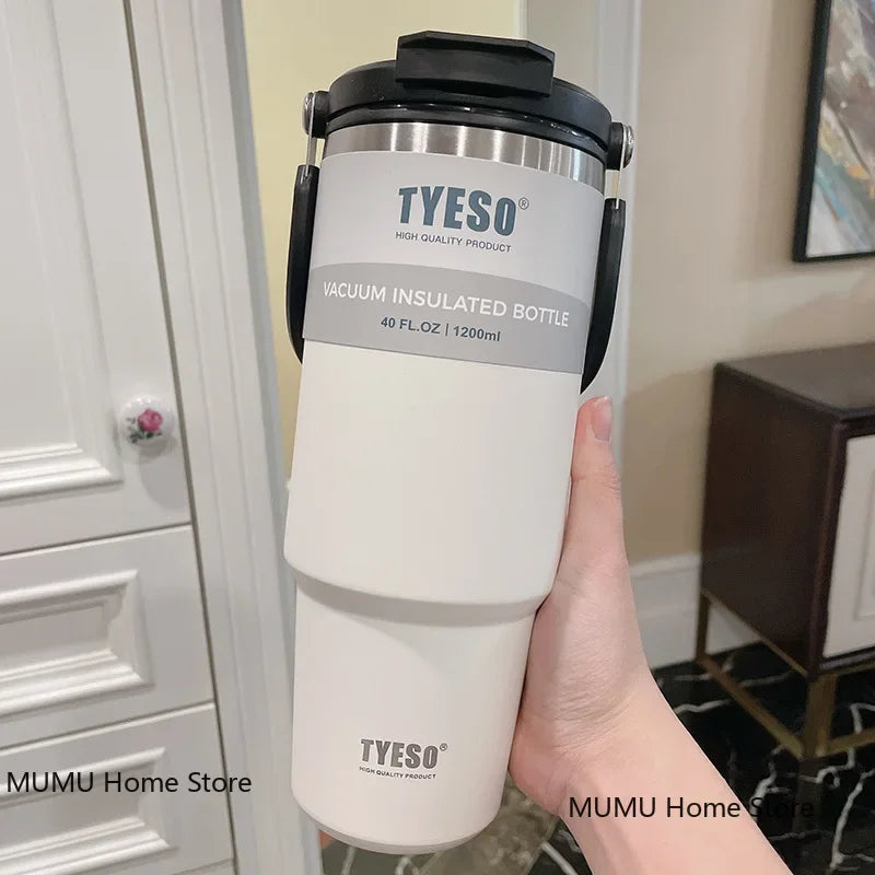 TYESO Coffee Cup Thermos Bottle Stainless Steel Vacuum Thermal Insulated Mug Cold And Hot Travel Mug Vacuum Flask Water Bottle