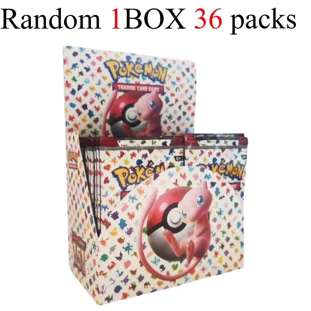 new model English 36 Packs Pokémon TCG: Scarlet & Violet Etsncelles Evoving Skies 151 BATTLE Flames Booster Box Battle  Card