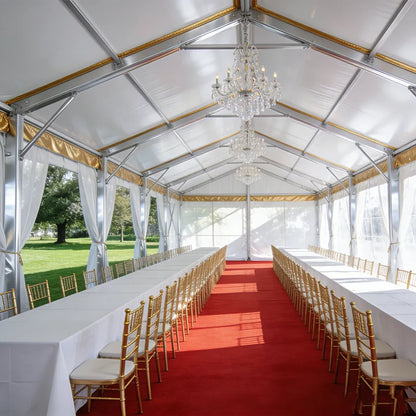Custom Outdoor A‑Frame Shelter Tent, Stable Frame Structure Marquee, Waterproof Event Tent for Wedding Ceremony, Exhibition