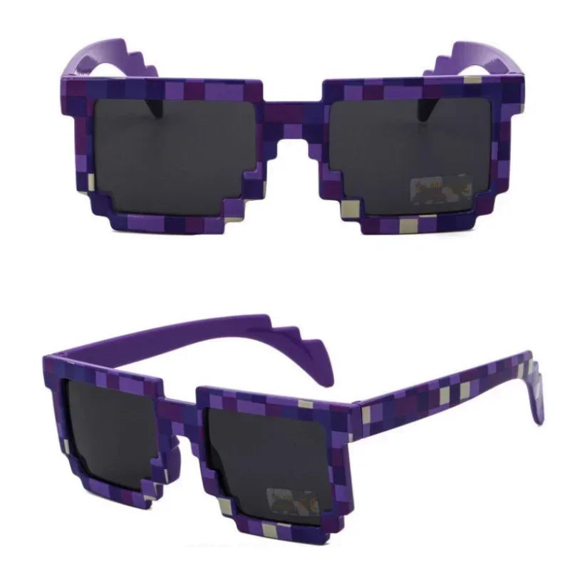 Hot 20 Styles Fashion Sunglasses Kids Cos Play Action Game Toy Cosplay Square Glasses with EVA Case Toys for Children Gift