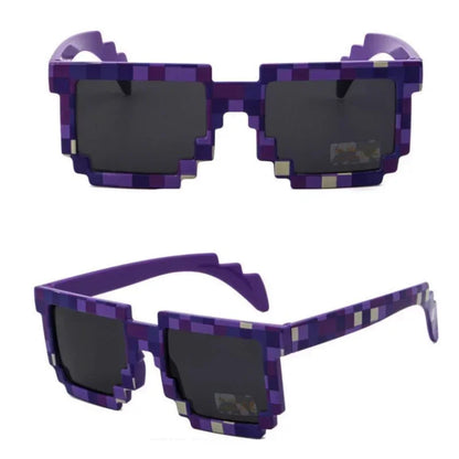 Hot 20 Styles Fashion Sunglasses Kids Cos Play Action Game Toy Cosplay Square Glasses with EVA Case Toys for Children Gift