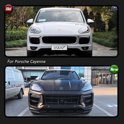 TYPY Car Accessories Body Kit For Porsche Cayenne 958 2011-2017 958.1 958.2 Upgrade 2025 To Body Kit Bumpers Head Lamps