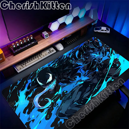 Large Game Console Mousepad Waterproof Mouse Pad Keyboard Computer Laptop Pad office Accessories XXL Marvel Venom Art Desk Mat