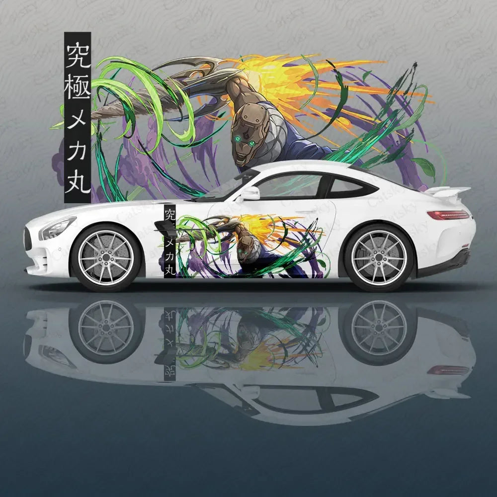 Jujutsu Kaisen Anime Car Decal Flower Vinyl Car Stickers SUV Side Graphics Decals, Universal Size, Vehicle Body-Decals