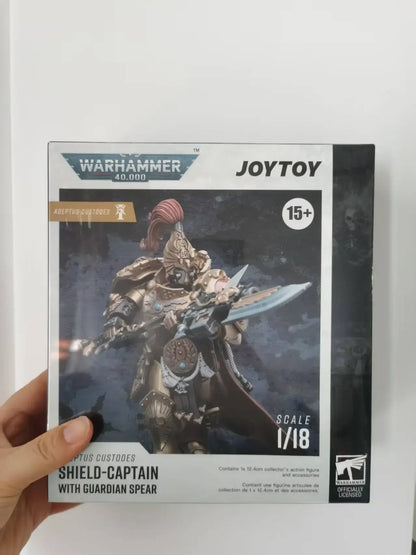 JOYTOY 1/18 Adeptus Custodes Shield Captain with Guardian Spear Anime Model Toys for Boys Gifts Original Box Action Figure Toy