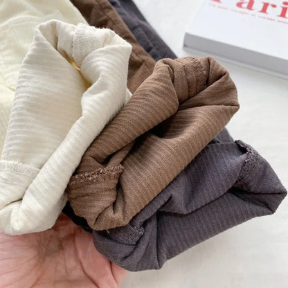 New Spring Autumn Kids Pants 2-7T Simple Style Boys and Girls Loose Corduroy Trousers Baby Clothing Children Pants Outdoor Wear